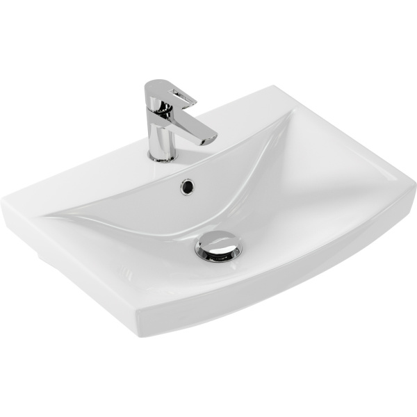 Раковина Cersanit Carina 55 см белая S-UM-CAR55/1-w (детальная фотография)