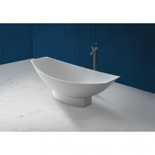 Ванна из искусственного камня Abber Stein 180x80 см отдельностоящая AS9610 (детальная фотография), 180x80 см