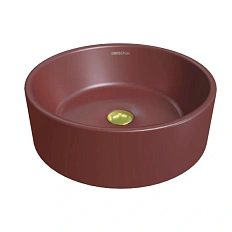 Раковина Grossman Color 41 см бордовая матовая