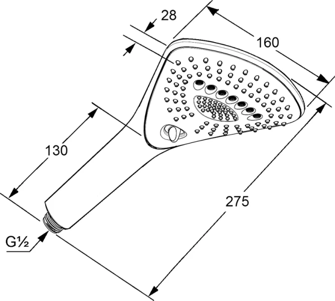 Душевой комплект Kludi Fizz хром 6775005-00 (детальная фотография), современные, hi-tech index_1