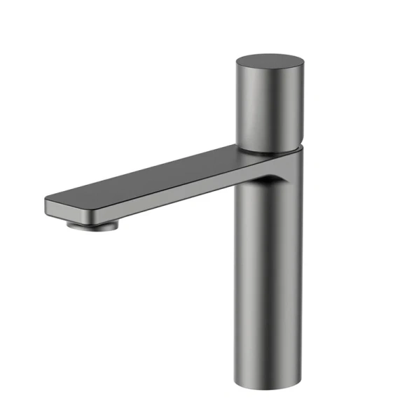 Смеситель для раковины Vincea Vogue вороненая сталь VBF-4V3GM (детальная фотография)