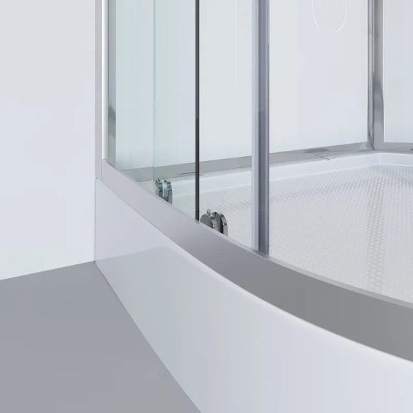 Душевая кабина Niagara Ultra 90х90 см с гидромассажем 3010164 (детальная фотография), со стеклянными задними стенками