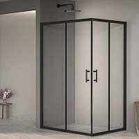 Душевой уголок RGW Passage PA-146B 120х80 см профиль черный