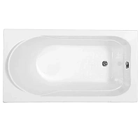 Ванна акриловая Aquanet West 00205558, 120 x 70 см, с каркасом, цвет белый