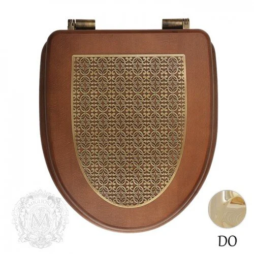 Крышка-сидение с микролифтом Migliore Milady фурнитура золото 24338 (детальная фотография)