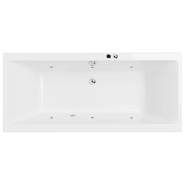 Ванна гидромассажная Excellent Pryzmat Soft 200 x 90 см, белый/хром, WAEX.PRY20.SOFT.CR (детальная фотография)