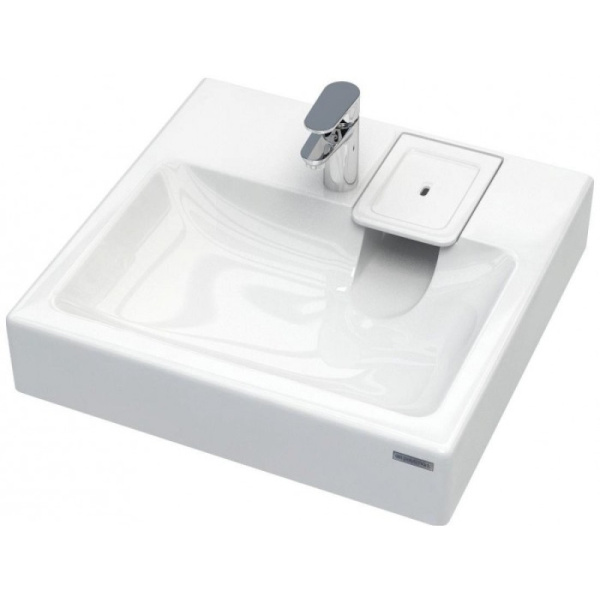 Раковина над стиральной машиной Paulmark Welt 60 см белая PM730431 (детальная фотография)