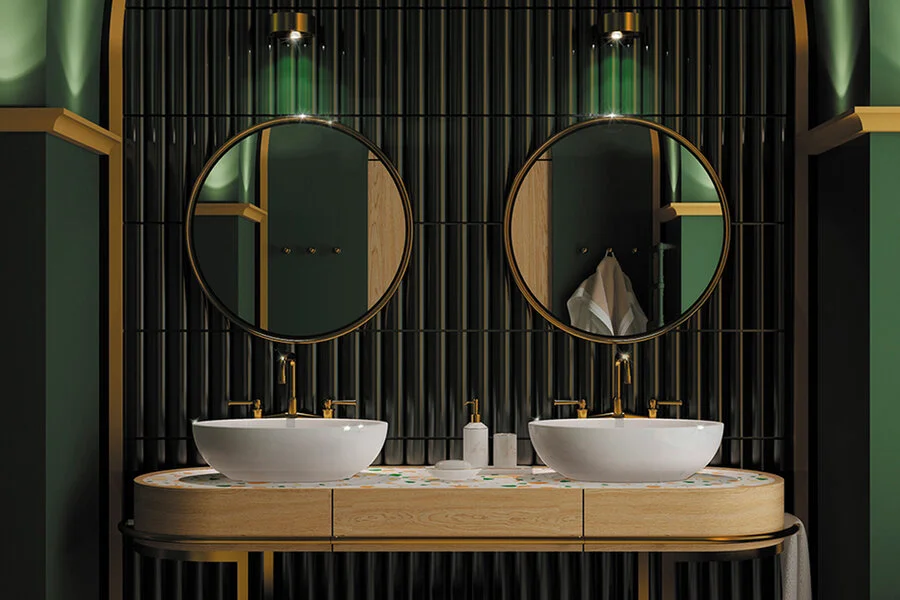 Раковина Sanita Luxe Ringo 53 см белая WB.CT/Ringo/53-N/WHT.G/S1 (детальная фотография), из санфарфора