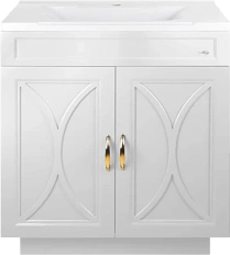 Тумба с раковиной напольная Misty Амбра П-Амб0070-011ПР 70 см с дверцами