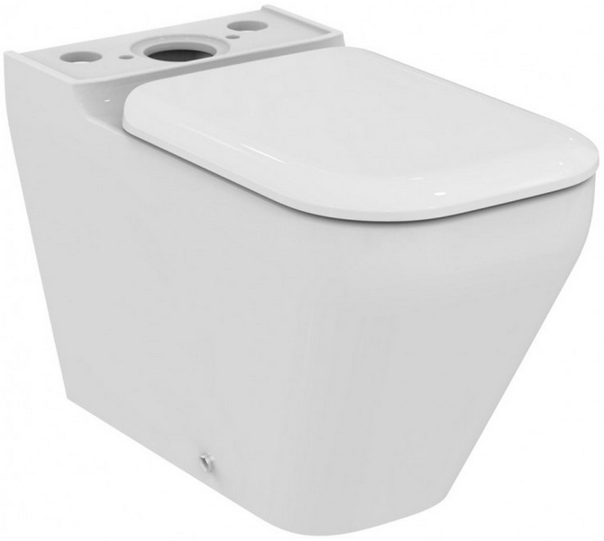 Унитаз компакт Ideal Standard Tonic II K3168 с антивсплеском (детальная фотография), напольные