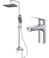 Душевой комплект BelBagno Due хром
