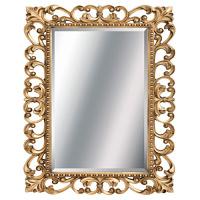 Зеркало прямоугольное с фацетом, цвет поталь бронза, Tessoro Isabella 75