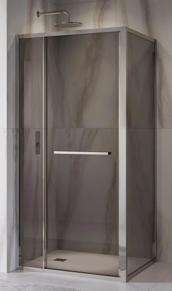 Душевой уголок RGW Leipzig LE-45 120x90 см профиль хром, стекло тонированное 77124529-31 (детальная фотография)