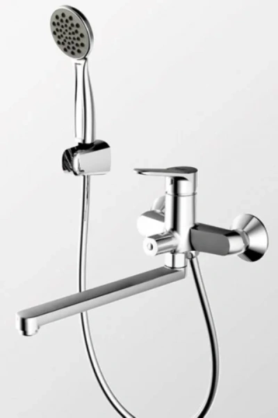 Смеситель для ванны Bravat Eco F6111147C-LB (детальная фотография), хром