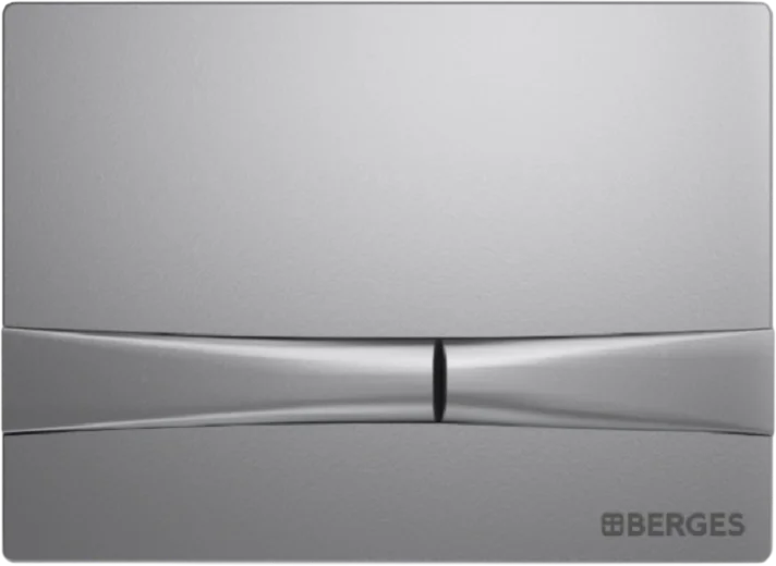 Унитаз с инсталляцией BERGES Floe клавиша F2 хром матовый 043248 (детальная фотография), нет в наличии index_2