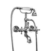 Смеситель для ванны с лейкой, хром Kerasan Retro