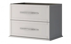 Тумба с раковиной подвесная Cezares Tiffany 549 75 см с двумя выдвижными ящиками