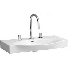 Раковина Laufen Palace 90 см с тремя отверстиями для смесителя