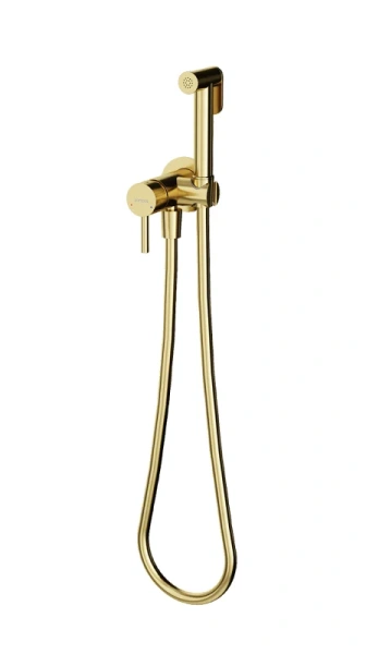 Гигиенический душ со смесителем Sancos Etna брашированное золото SC9033BG (детальная фотография)