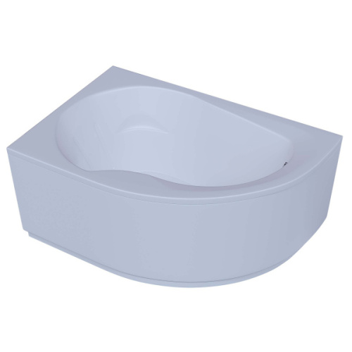 Ванна акриловая Акватек Вирго 150x100 см с фронтальным экраном, левая VIR150-0000038 (детальная фотография), современныe, hi-tech