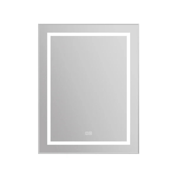 Зеркало с подсветкой BelBagno Kraft 70 см с подогревом сатин SPC-KRAFT-685-885-TCH-WARM (детальная фотография)