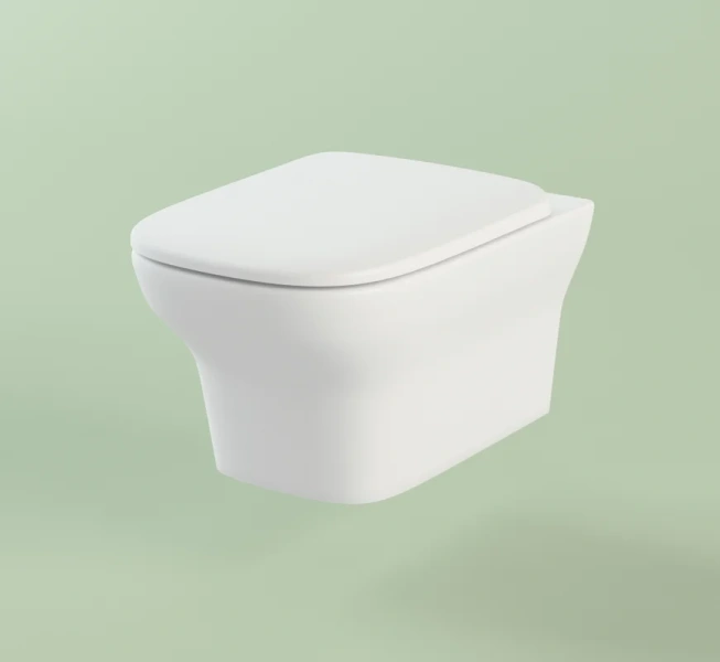 Унитаз подвесной Lavinia Boho Bristol с сиденьем микролифт 3305002R (детальная фотография), современные, hi-tech, прямоугольные index_1