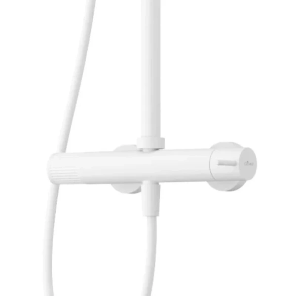 Душевая стойка Cezares Leaf белая LEAF-CDA-25-L-BIO (детальная фотография), белые