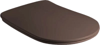Крышка-сидение с микролифтом Kerasan Nolita borgogna matt
