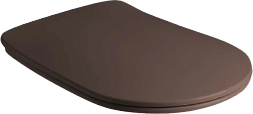 Крышка-сидение с микролифтом Kerasan Nolita borgogna matt - фото 2