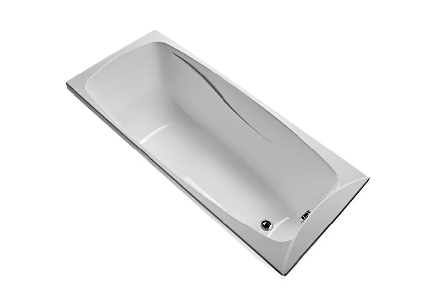 Акриловая ванна Eurolux Троя E1017075040, 170 х 75 см, белая (детальная фотография), приставные, встраиваемые