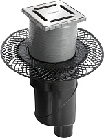 Душевой трап BERGES PLATZ Norma 15 см матовый хром