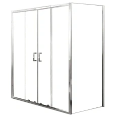 Душевой уголок Belbagno Unique 200x90 см стекло рифленое