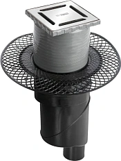 Душевой трап BERGES PLATZ Norma 15 см матовый хром