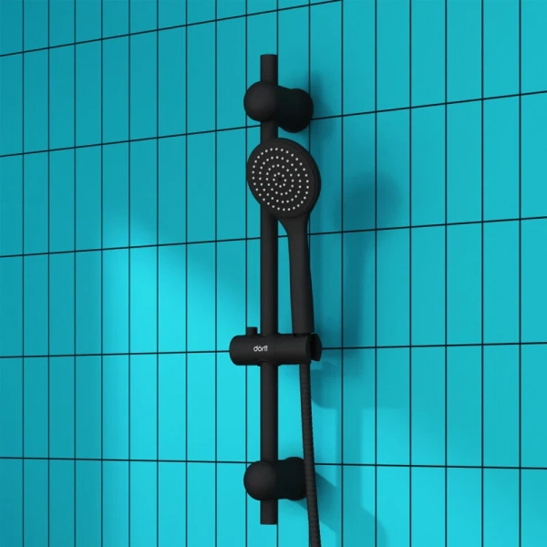 Душевой гарнитур Dorff Comfort черный D0108000BL (детальная фотография), черные