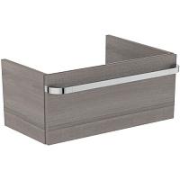 Тумба под раковину подвесная Ideal Standard Tonic II 80 см светло-серое дерево