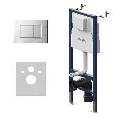 Инсталляция для унитаза Am.Pm PrimeFit с белой клавишей