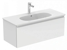 Тумба с раковиной подвесная Ideal Standard Tesi T0048 100 см с одним ящиком