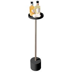 Стойка для ванной Abber Stein черная матовая