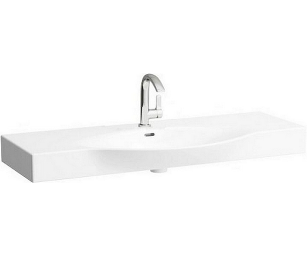 Раковина Laufen Palace 120 см без полотенцедержателя, с 1 отверстием для смесителя 8.1170.4.000.104.R (детальная фотография)