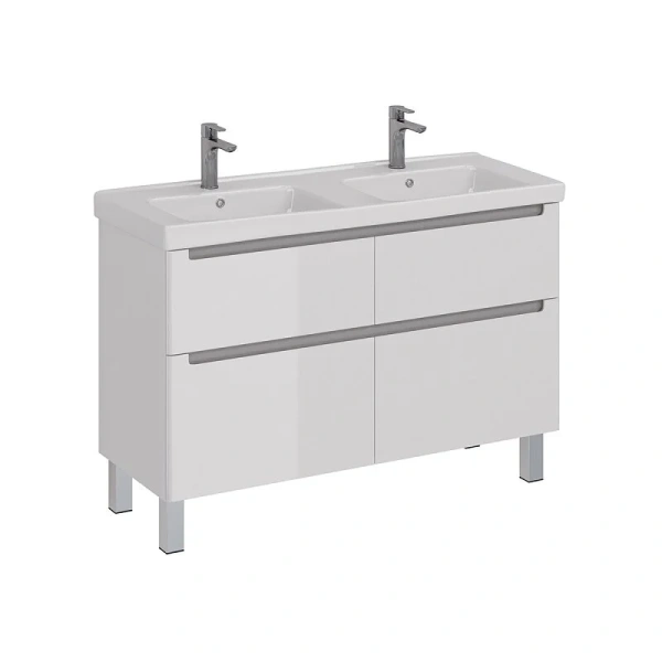 Тумба с раковиной Lemark Buno LM04B125T 125 см 4 ящика (детальная фотография), недорогo, комплект (набор)