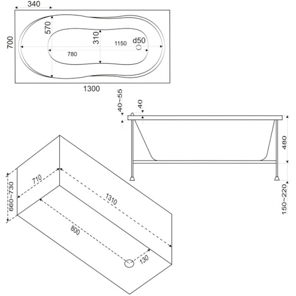 Схема (детальная фотография), 130x70 см