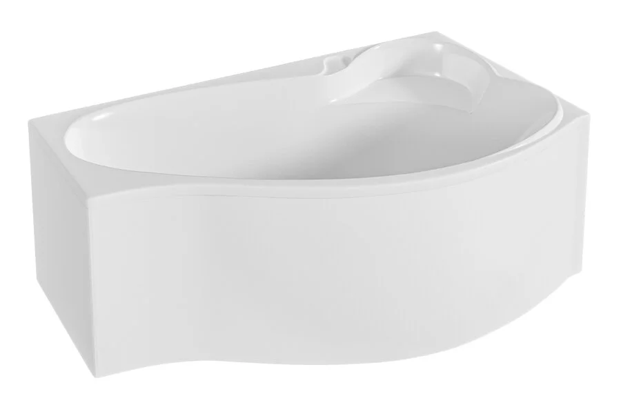 Ванна акриловая Marka One Gracia 170 x 100 см, белый, левая/правая 01гр1710л (детальная фотография), без гидромассажа