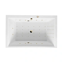 Ванна гидромассажная Excellent Crown Lux Nano 190 x 120 см, цвет белый/золото, WAEX.CRO19.NANO.GL