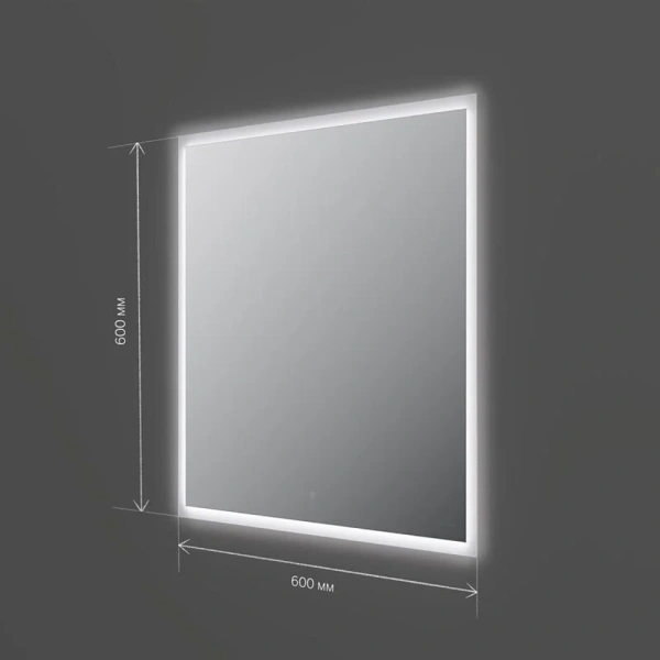 Зеркало с подсветкой AM.PM Spirit 2.0 60 см с системой антизапотевания M71AMOX0601SA (детальная фотография), в наличии