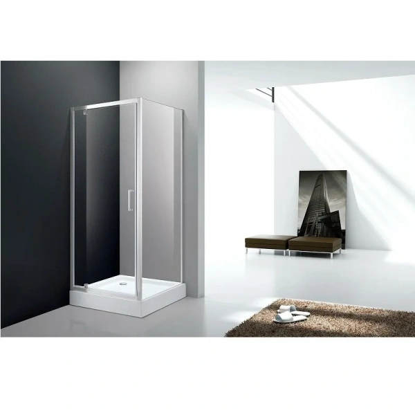 Душевой уголок стекло прозрачное Cezares MOLVENO-A-1-100-C-Cr-IV (детальная фотография), хром