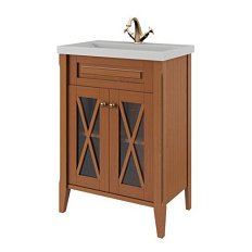 Тумба с раковиной напольная Caprigo Napoli Promo 60 см массив бука