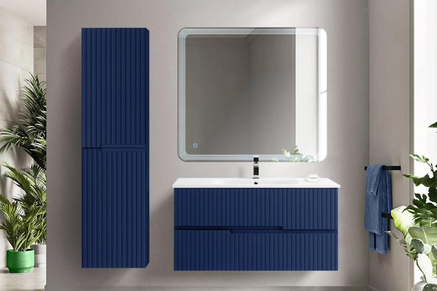 Тумба под раковину подвесная Cezares Duet 80 см sapfiro DUET-800-2C-SO-SPF-P (детальная фотография), нет в наличии