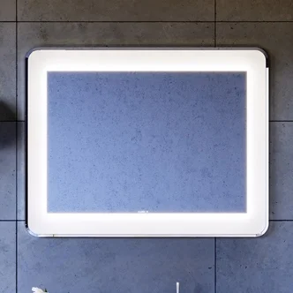 Зеркало с подсветкой Aqwella Malaga 90 см с сенсорным выключателем Mal.02.09 (детальная фотография)