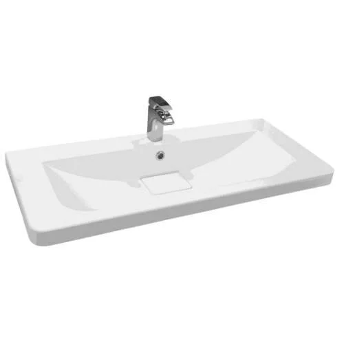 Раковина, цвет белый, д,г,в 105х46х15 см, Акватон Шерилл 1A71323KSH010 (детальная фотография)