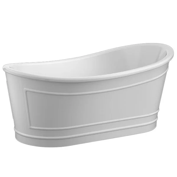 Ванна акриловая BelBagno 167х90 см отдельностоящая BB32 (детальная фотография)